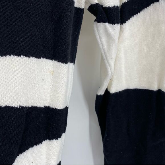 Marble Women’s Round Neck Black and White Knit Sweater size XL - Picture 4 of 4